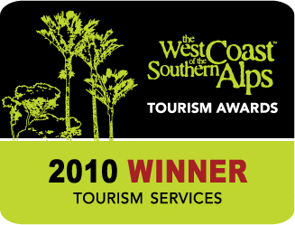 Winner Tourism West Coast Tourism Awards